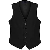 Gioberti Men's Formal Suit Vest Fit for Business or Casual Dress
