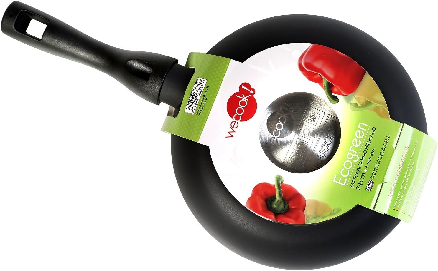 Sin Bpa Ni Pfoa Que Significa Sin PFOA ni BPA 20 cm WeCook Ecogreen 10320 Sarten Antiadherente
