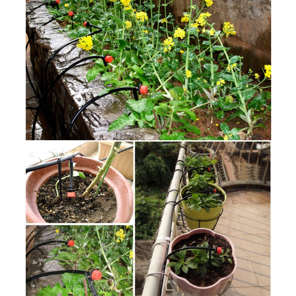 Drip Irrigation Kits Kalolary 50ft Drip Irrigation Kits