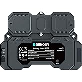 Renogy Battery Shunt 300, Remote Battery Monitor, Range 8V-120V up to 500A, High Precision Current Sensor, Compatible Lead Ac