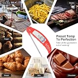 Flintronic Digital Instant Read Meat Thermometer 4s Read Foldable Probe °F/°C view 6