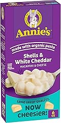Annie's Shells and White Cheddar, Made with Organic Pasta and Real Cheese, 6 oz