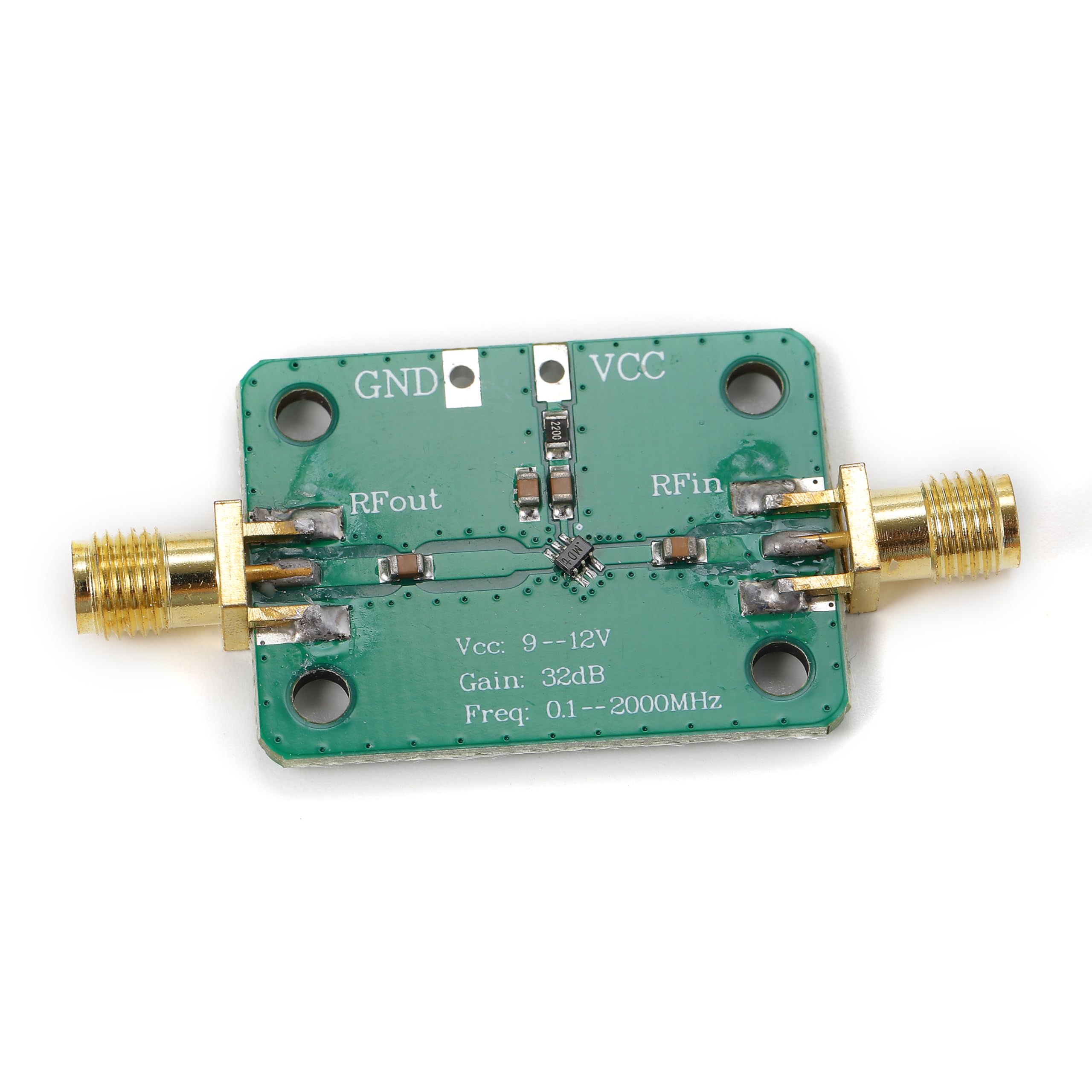 Teyleten Robot 0.1-2000MHz RF Wideband Amplifier Broadband Module Receiver Gain 30dB Low-Noise LNA