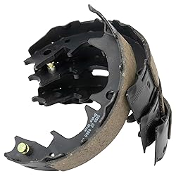 TRQ Rear E-Brake Parking Brake Shoe Kit Set for
