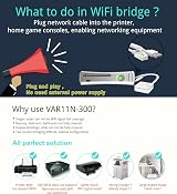 Vonets VAR11N-300 Mini WiFi Router Repeater Bridge Ethernet Converter 300Mbps view 6