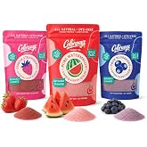 Colorwayz Dye-Free Cotton Candy Sugar, Floss Sugar for Machines, 3-Pack | No artificial dyes, Naturally colored; Floss sugar for cotton candy machines; Strawberry, Blueberry &amp; Watermelon