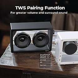 JAYINE Cassette Portable Bluetooth Speaker, 16W
