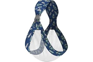 SOWBAWL Baby Carrier for Newborn,Baby Half Wrap Hip Carrier,One Shoulder Baby Holder Carrier for Toddler,Lightweight Breathable Mesh Natural Cotton Fabric,Suitable for Newborns Weighing 7-45 lbs