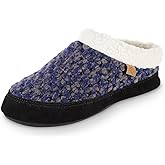 Acorn Womens Slipper with Berber Lining, Suede Siding and Durable Non-Slip Indoor/Outdoor Sole