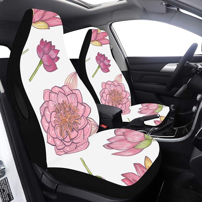 Amazon.com: Seat Car Cover Happy Kawaii Fragrant Flowers Car Seat