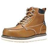 HISEA NINGO Work Boots For Men,6" Soft Toe Mens