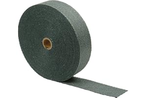 TWISTED CHOPPERS Design Engineering 010116 Black 2" x 100' Exhaust Heat Wrap