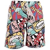 PREFER TO LIFE Men's Board Shorts, Quick Dry Swimwear Beach Holiday Party Bermuda Swim Big Pants …