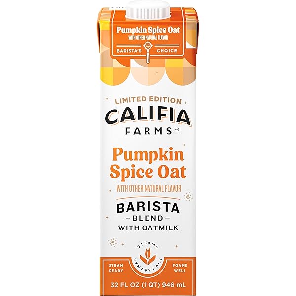CALIFIA FARMS – PUMPKIN SPICE OAT BARISTA BLEND...