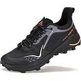 HUMTTO Men's Quick Laces Hiking Sneaker Lightweight Breathable Walking Outdoors Trail Running Shoes