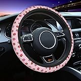 KiuLoam Cute Strawberry Pink Car Streering Wheel