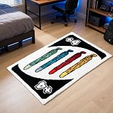Reehot Cool Rugs 2x3, Colorful Card Game Rug for Game Room, Bedroom &amp; Dorm, Washable Non Slip Novelty Area Rug, Soft Y2K Aesthetic Decor, Gift for Teens &amp; Gamers