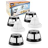 KEEPOW Vacuum Filter Replacement Compatible with BISSELL AeroSlim Cordless Handheld Vacuum 29869, 29861, 29867, 29868, 2986, Part# 1624405, 4 Pack