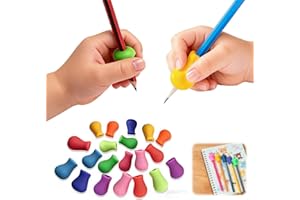 Pencil Grips - 20 Pack for Learner riting Training Aid, Pen Grip Can Correcting Writing Posture and Assisting Writing Trainin