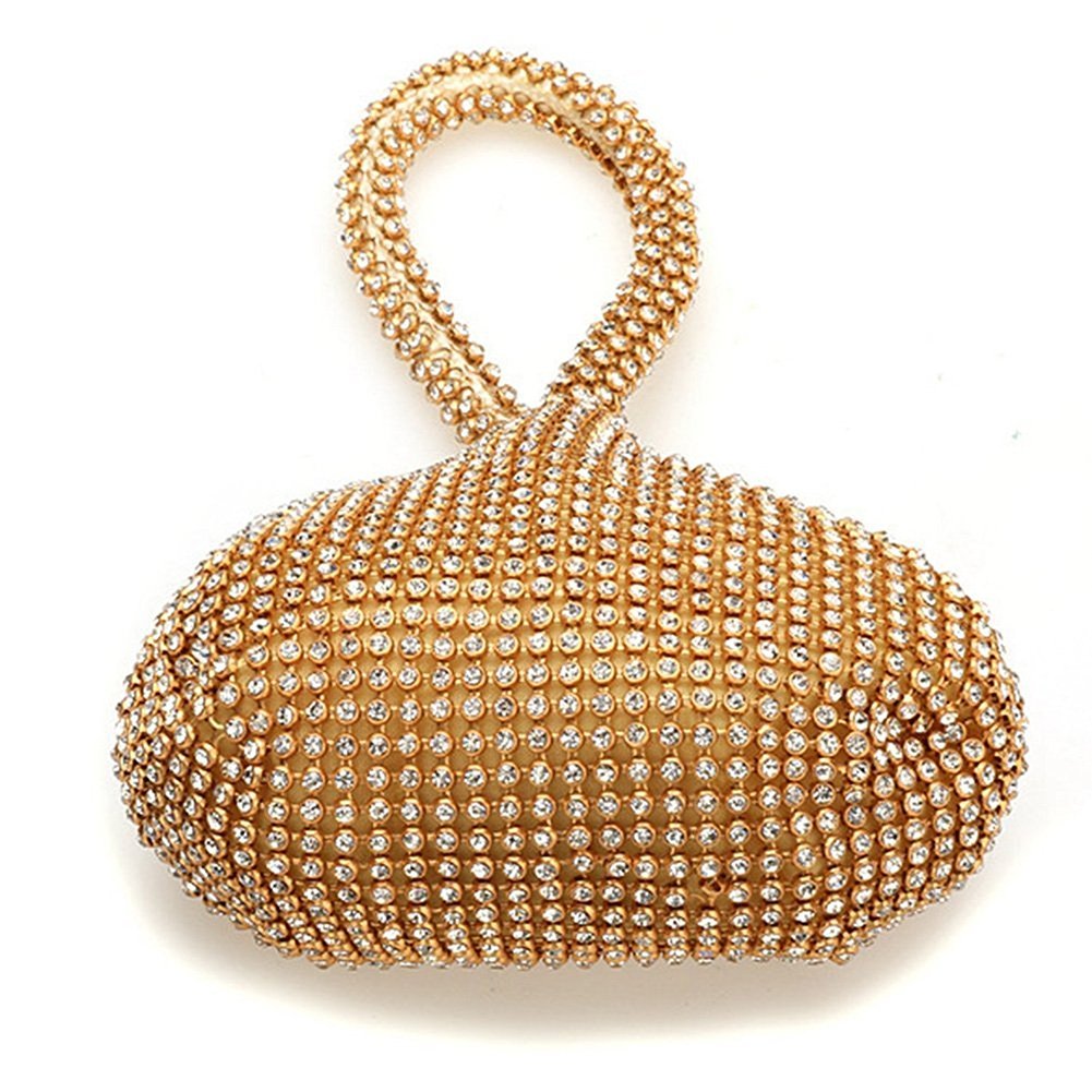 Triangle Rhinestones Women Evening Clutch Bag Party Prom Wedding Purse