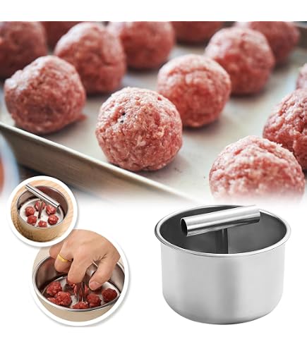 Machine à Boulettes Manuelle En Inox - 6 Ou 12 Trous, Pour Viande, Pain, Pâtisseries, Cuisine Maison