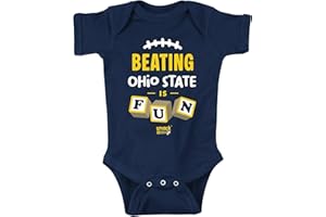 SMACK APPAREL Beating Ohio is Fun Baby Apparel for Michigan College Fans (NB-7T)