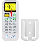 Replacement Remote Control for Hisense Portable Air Conditioner DG11J1-98, AP-10CR1SEPS, with Backlit, Wall Mounting Bracket