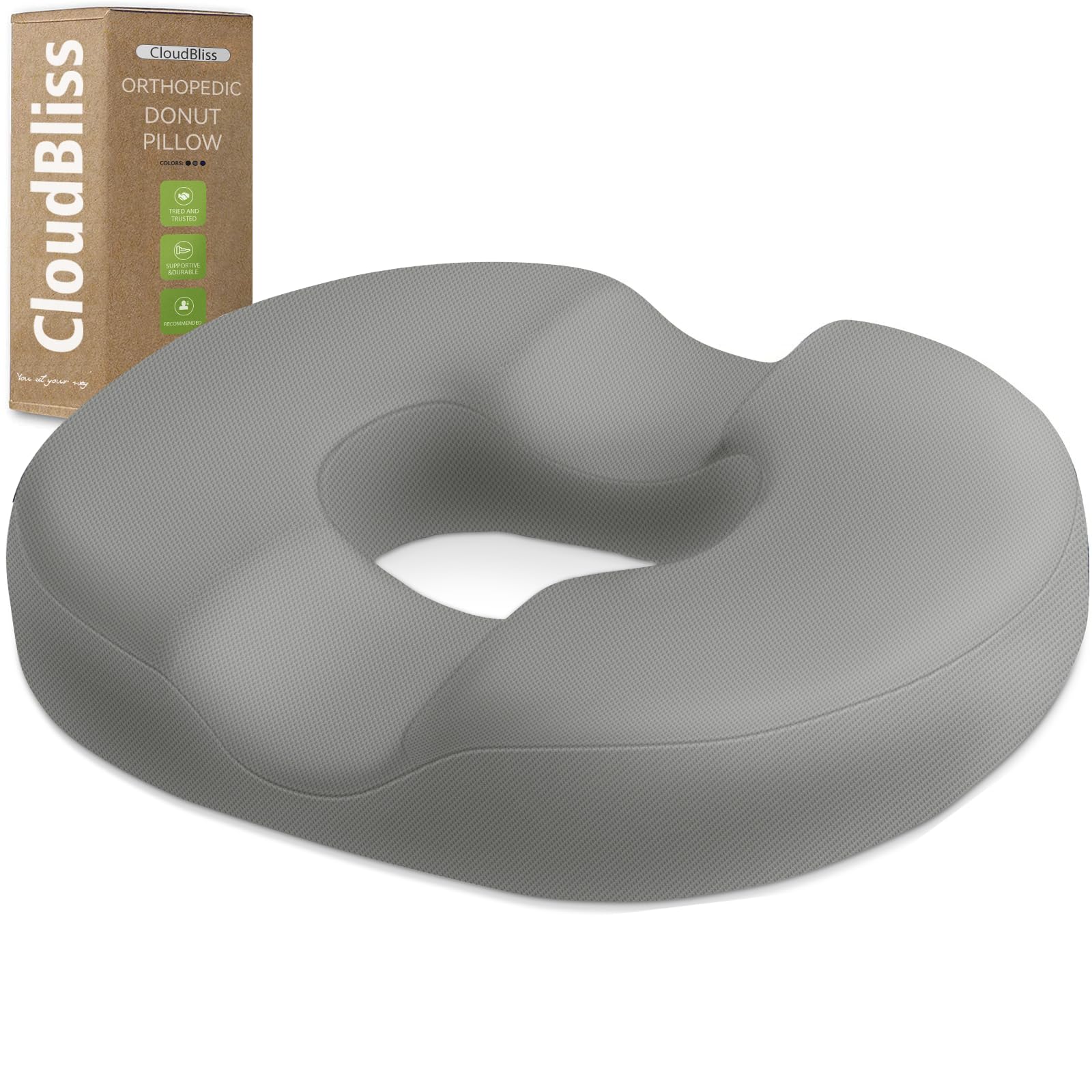 CloudBliss Donut Pillow Seat Cushion Chair Pad for