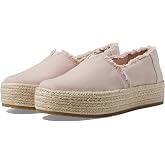 TOMS Women's Valencia Platform Espadrille, Textile Upper, CloudBound Insole | Platform espadrille with 1.5" woven heel, textile upper and lining, CloudBound insole for all-day comfort, casual fun look