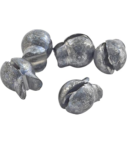 Company 735-B Round Split-Shot Sinkers - 70 Piece Fishing Weights For Tackle Box