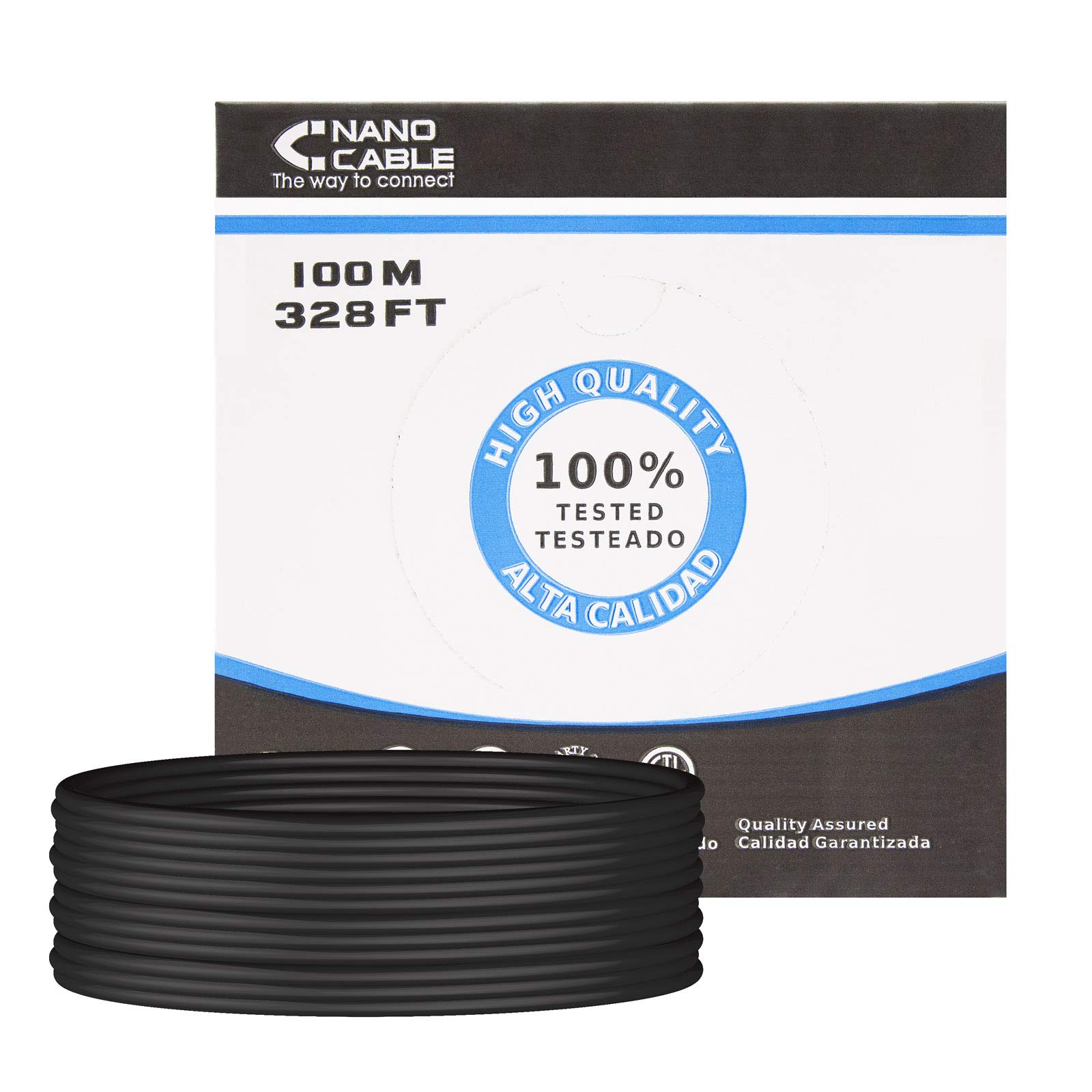 Nano Cable 10.20.0502-EXT-BK RJ45 CAT.6 UTP Outdoor Ethernet Network Cable Black