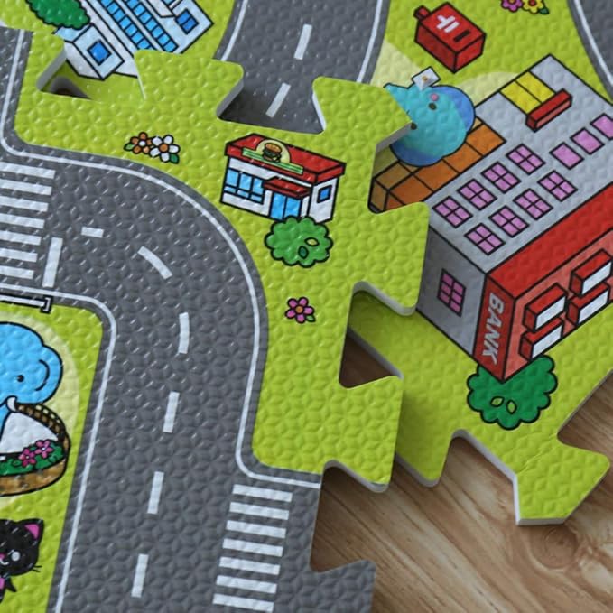 foam road play mat