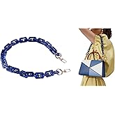 AVELICE Acrylic Resin Chain Purse Strap 23.6IN Purse Transparent Chain DIYBagChain Gift for Office,Travel & DIY Creator
