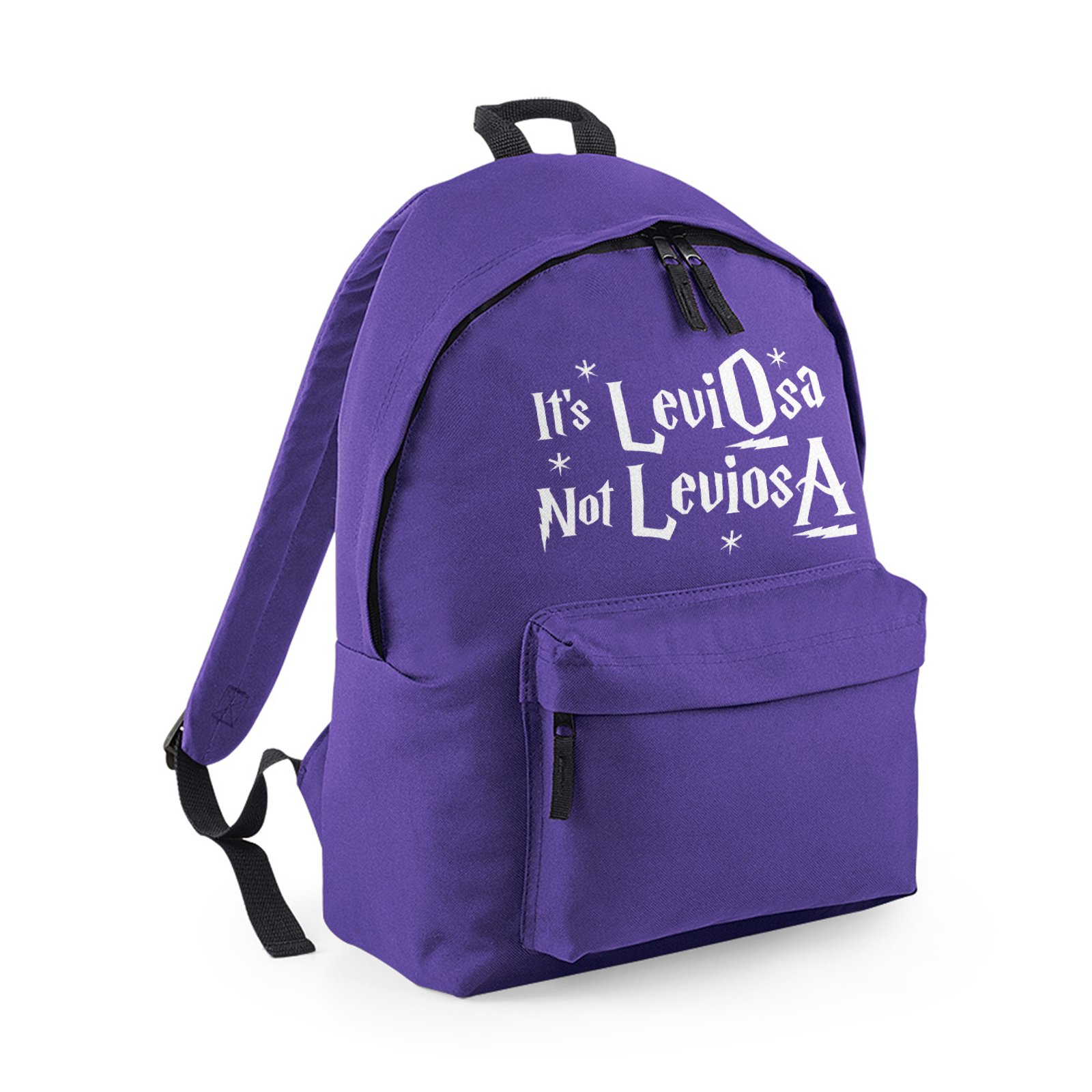 UKPrintwear It's Leviosa Not Leviosa Backpack (Purple)