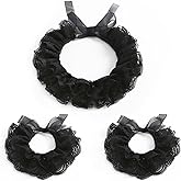 Lace Neck Ruffle Collar and Wrist Cuff Sleeves Detachable Clown Costume Accessories