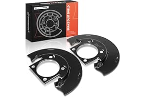 A-Premium Front Side Brake Dust Shields Compatible with Chevrolet, GMC & Hummer Models - Silverado 1500 2500 HD Classic, Sier