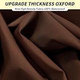 RICHIE Sun Shade Sail Triangle 3x3x4.25m Waterproof UV 98% Patio Canopy view 4