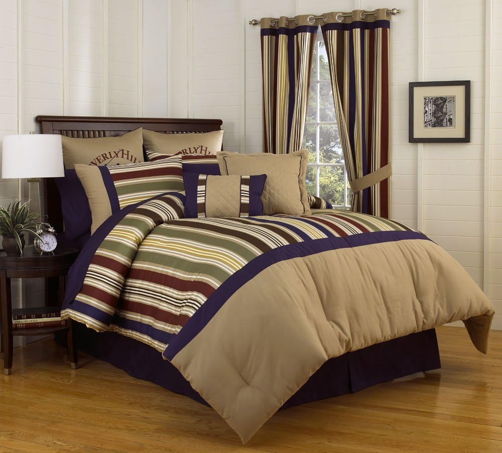 Beverly Hills Polo Club Thoroughbred 6Piece Twin Comforter