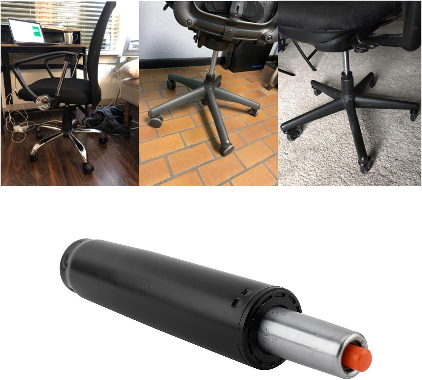 Heavy Duty Office Chair Gas Lift Cylinder – 110kg Capacity, Single-Acting, 40-50mm Bore (Color May Vary)