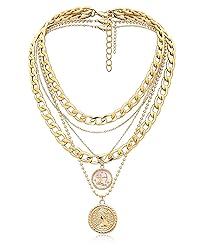 MJartoria Gold Layered Necklaces for Women Trendy