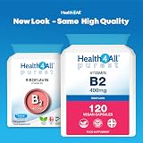 Health4All Vitamin B2 Riboflavin 400mg Migraine Support 120 Capsules view 2