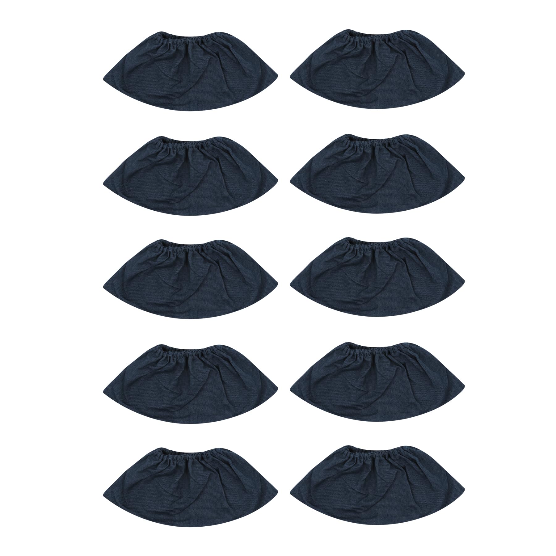 Photo 1 of 5 Pairs Shoe Cotton Covers Boot Covers Washable Reusable Men Women Foot Cover for Indoors Household Office,Navy