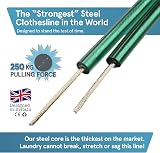 Smith's Steel Washing Line 30m/100ft Heavy-Duty Rot & Weather Resistant view 2