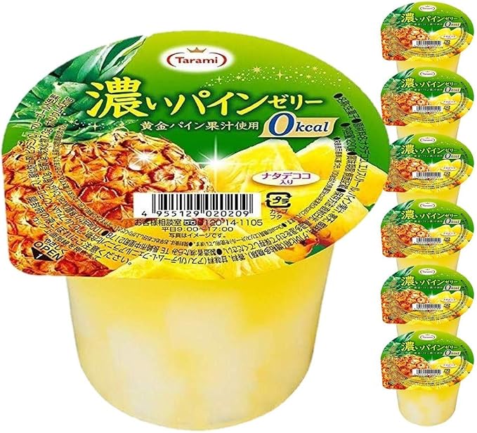 Amazon たらみ 濃い パイン 0kcal ゼリー 290g 36個セット たらみ ゼリー 通販