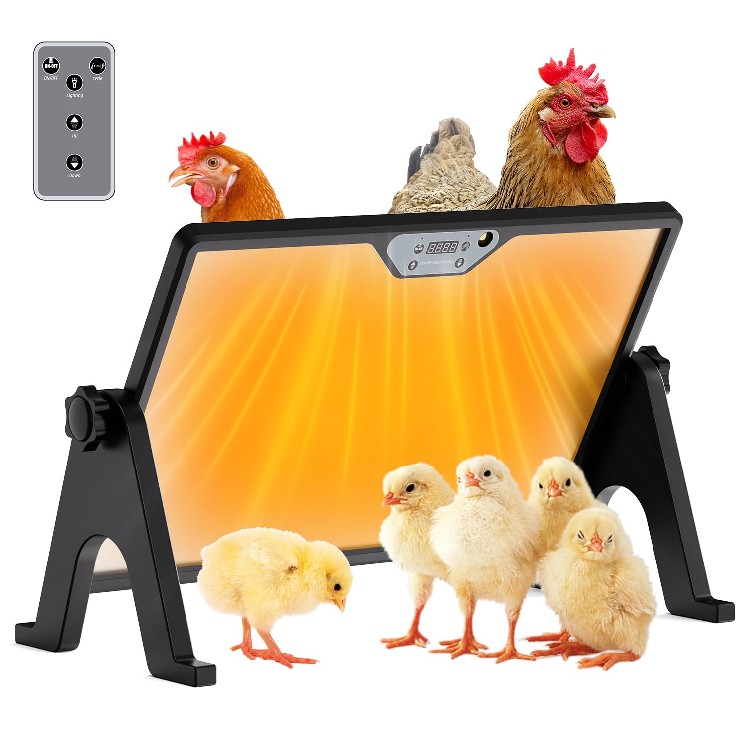 Brooder Plate for Chicks Ducks Quail with Temp Control and Display,12 ...