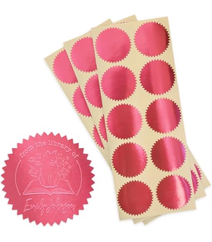 Made In Canada Stickers 1" - Circle Red And White Round Label - Made In