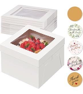 DecoPac Wedding Boîte de transport pour gâteau Blanc 38,1 x