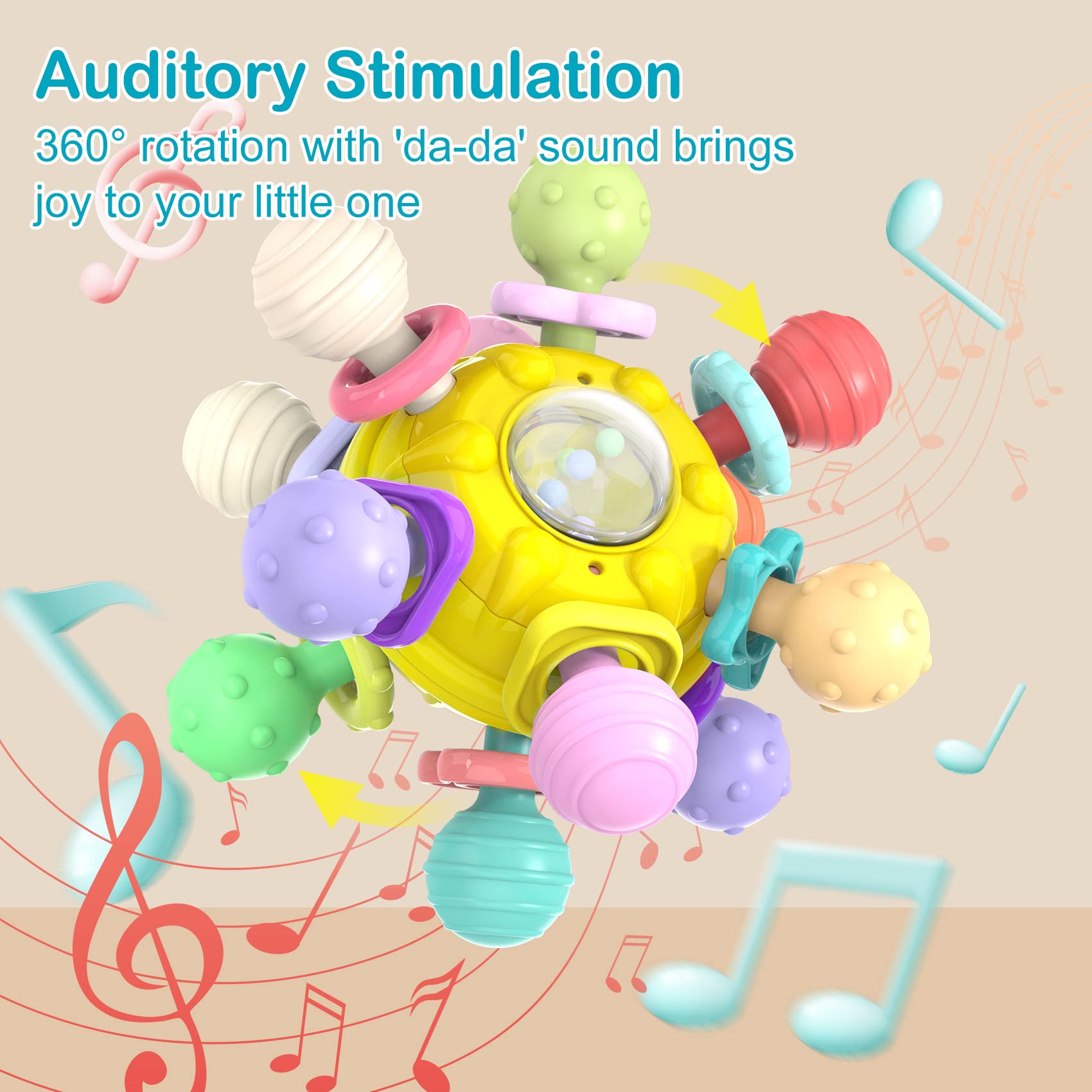 Baby Sensory Teething Toys Montessori Toys Baby Teethers Infant