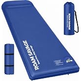 Self Inflating Camping Mat with Pillow, R-Value 8.0 Insulated Sleeping Pad | with Built-In Foot Pump Assistance, 2.75 in Cushion, Connectable Camping Mattress for Hiking, Travel, Tent &amp; Outdoor Use