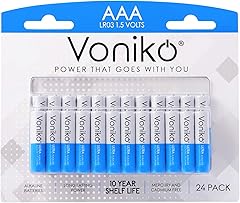 Voniko - Premium Grade AAA Batteries - 24 Pack - Alkaline Triple A Battery - Ultra Long-Lasting, Leakproof 1.5v Batteries - 1